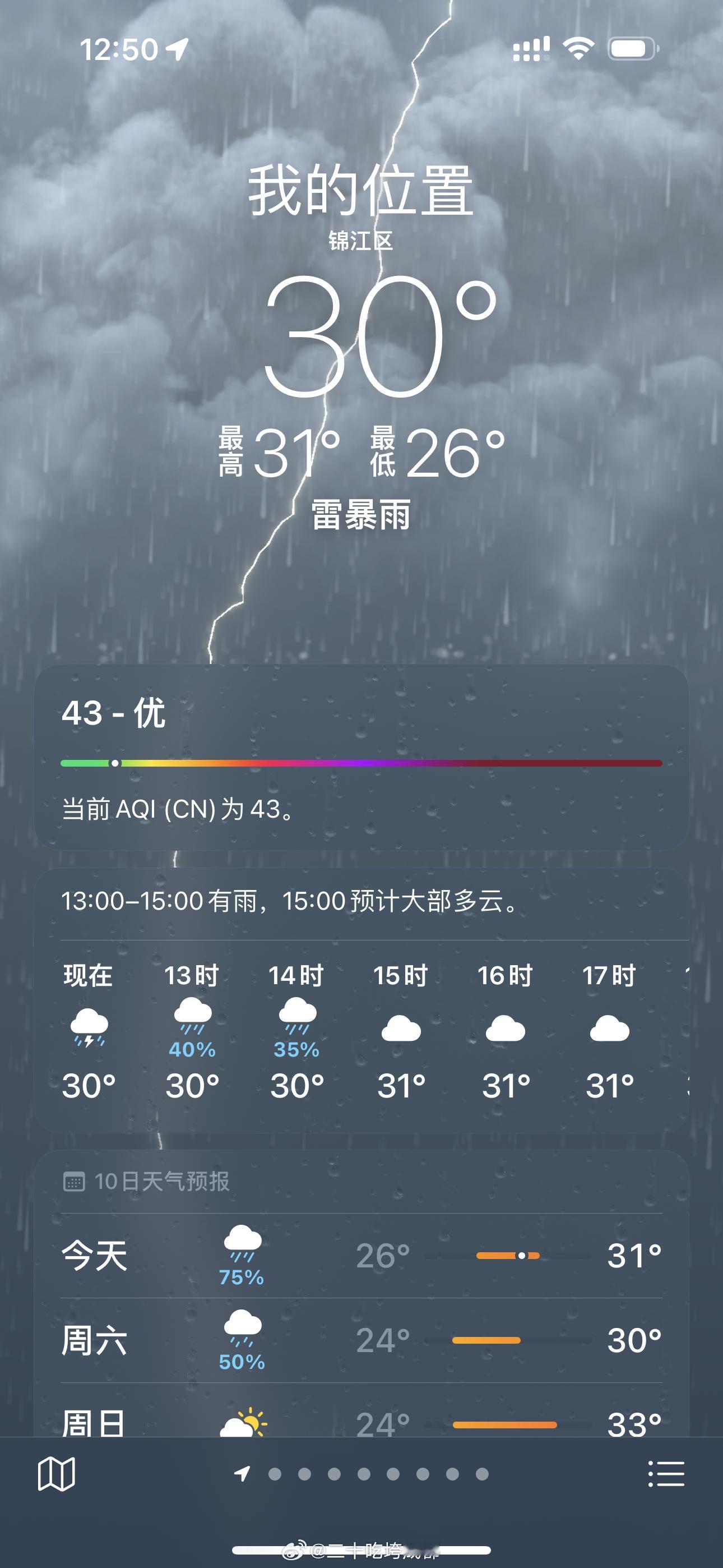 听着雷声，看着票夹…沉默震耳欲聋一开始我是不信的，现在，雨神受我一拜[作揖] ​