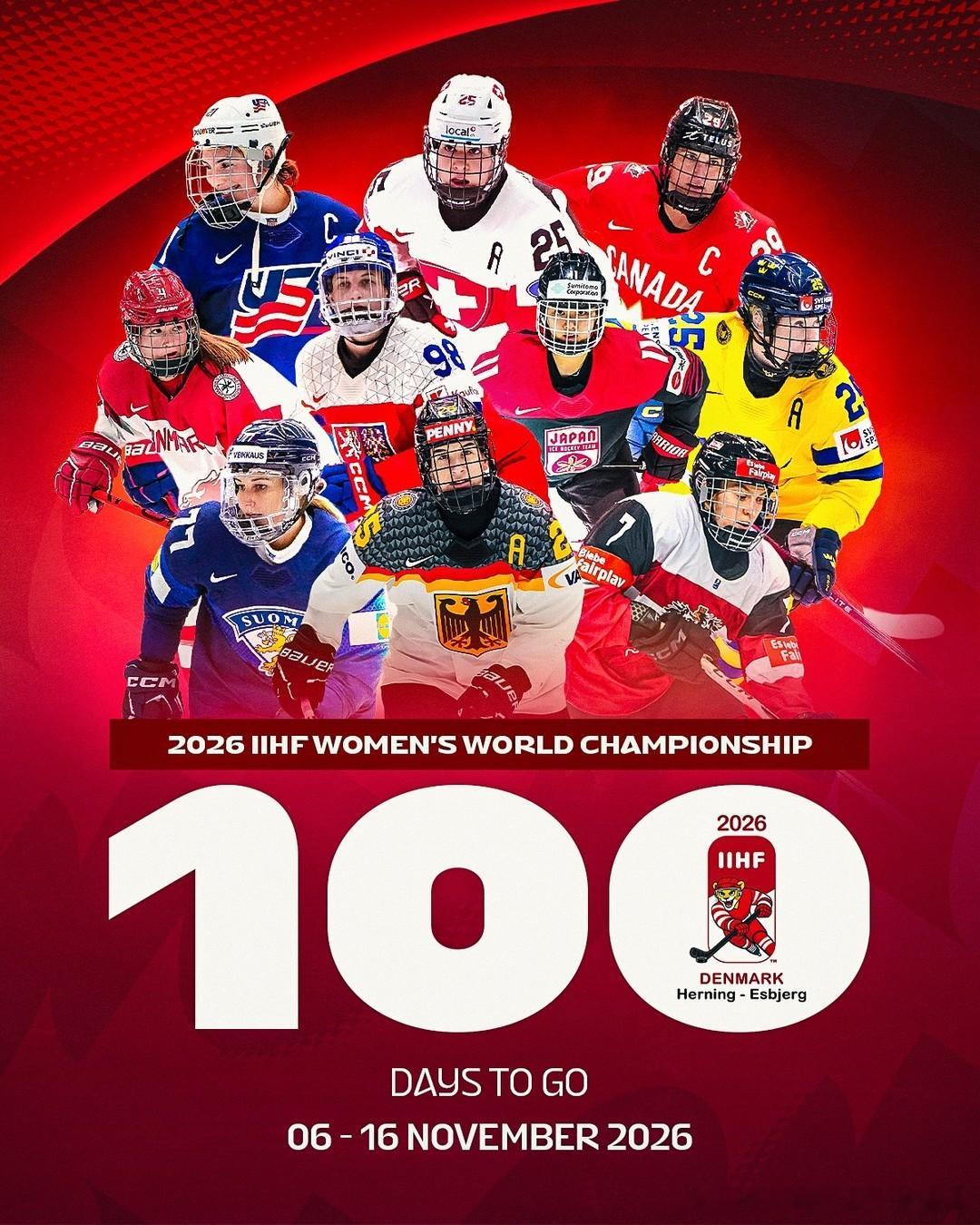 距离2026女子冰球世锦赛 还有不到100天你有什么期待🤔冰球
