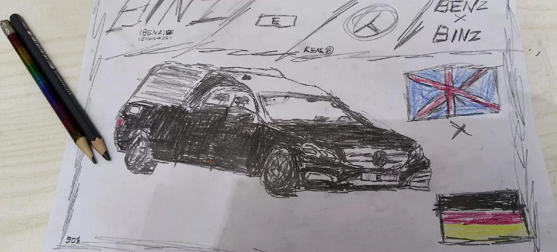亲手制作奔驰E想要的可以在评论区说车
