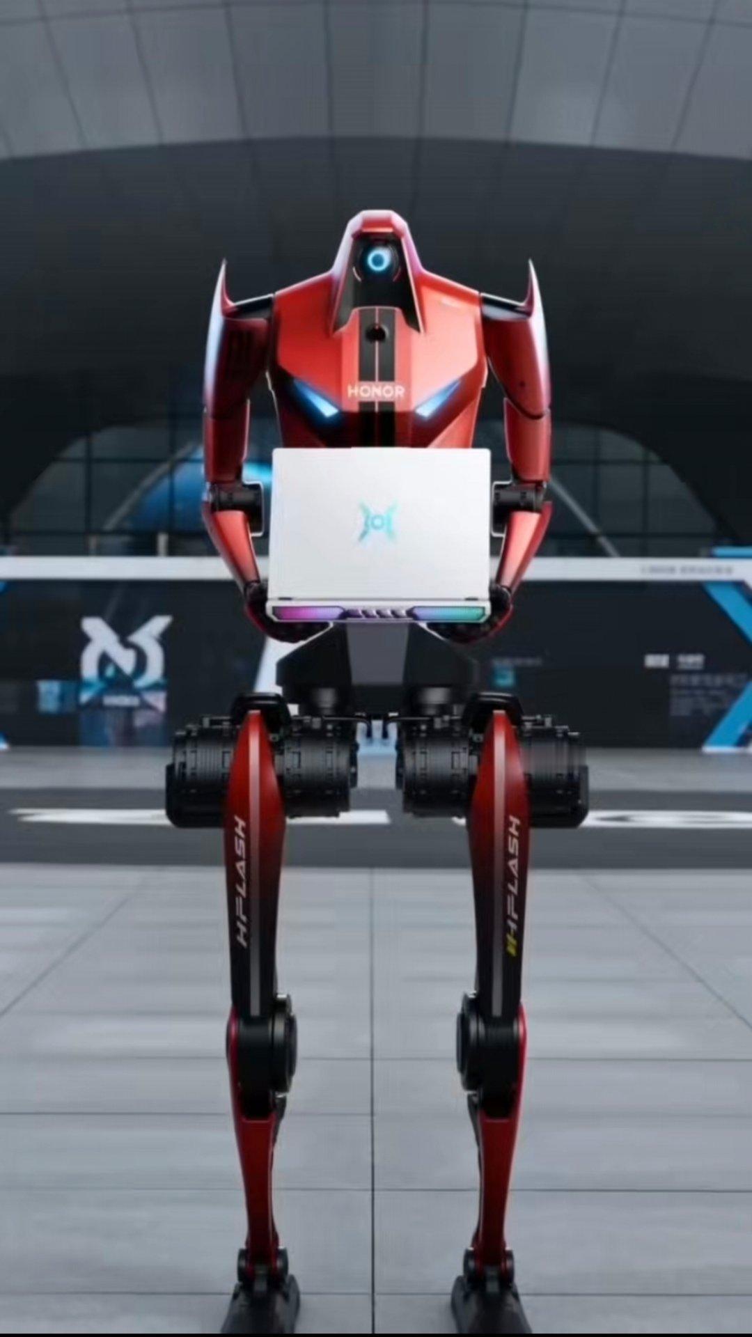 刚刚斩获半马冠军、实力与颜值双双出圈的荣耀超人气“大明星”闪电机器人空降成都！即