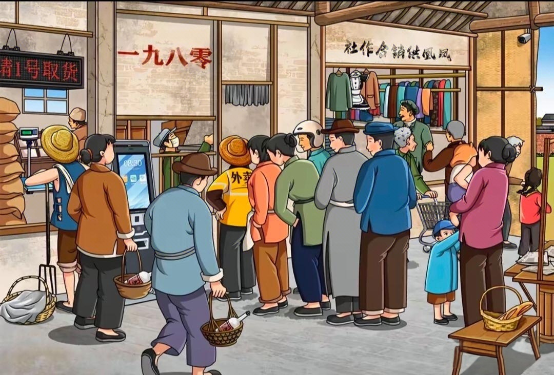 永远可以相信爸妈的眼光 七八十年代的市场，那是很多人爸妈那个年代，满溢着质朴与纯
