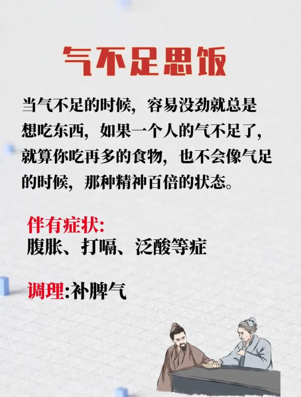 神不足则难眠，精不足则心躁，气不足则思食