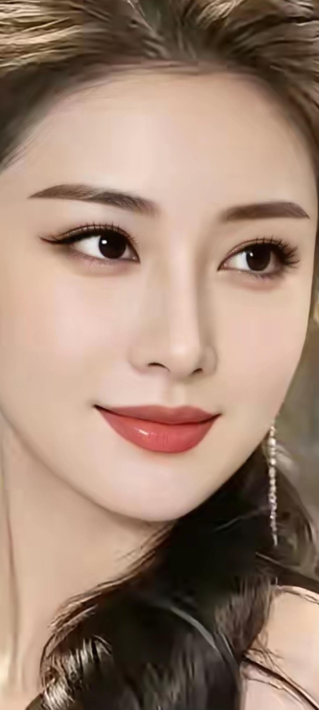 温柔甜美的微笑，散发着迷人的魅力