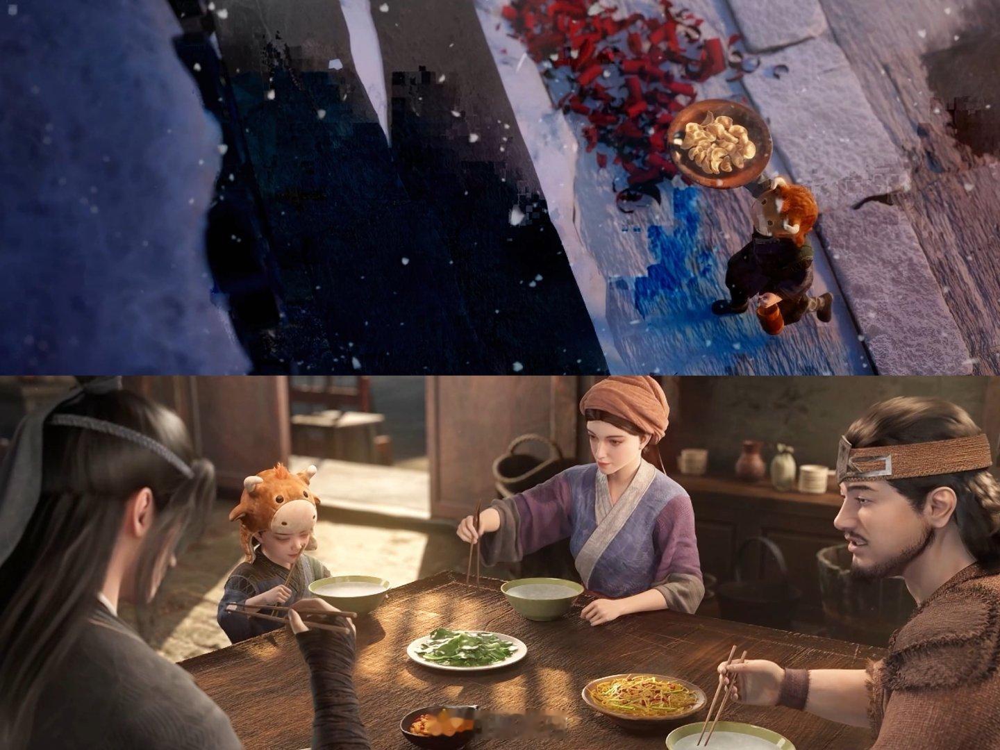 仙逆王林的8步过年法 仙逆也太懂观众了！王林八步过年法细节拉满，除尘、新衣、团圆