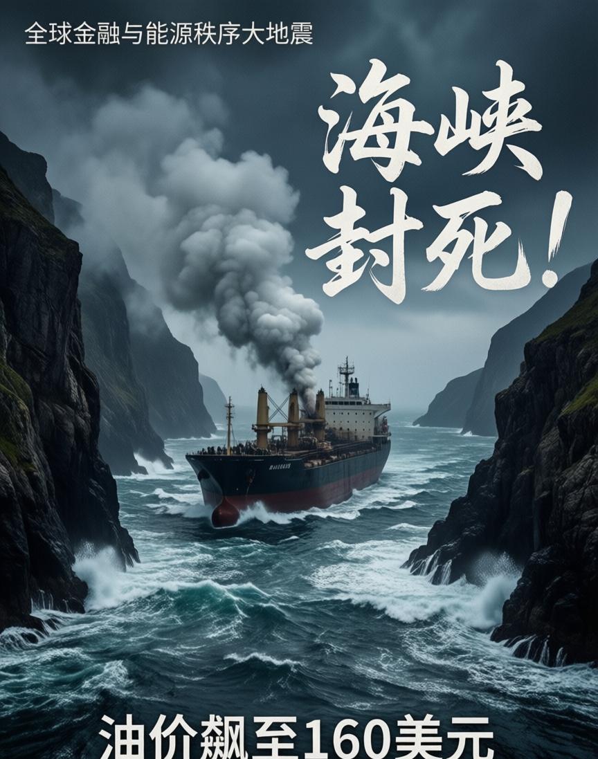 海峡封死！油价飙至160美元，全球金融与能源秩序大地震

据德国《柏林日报》3月