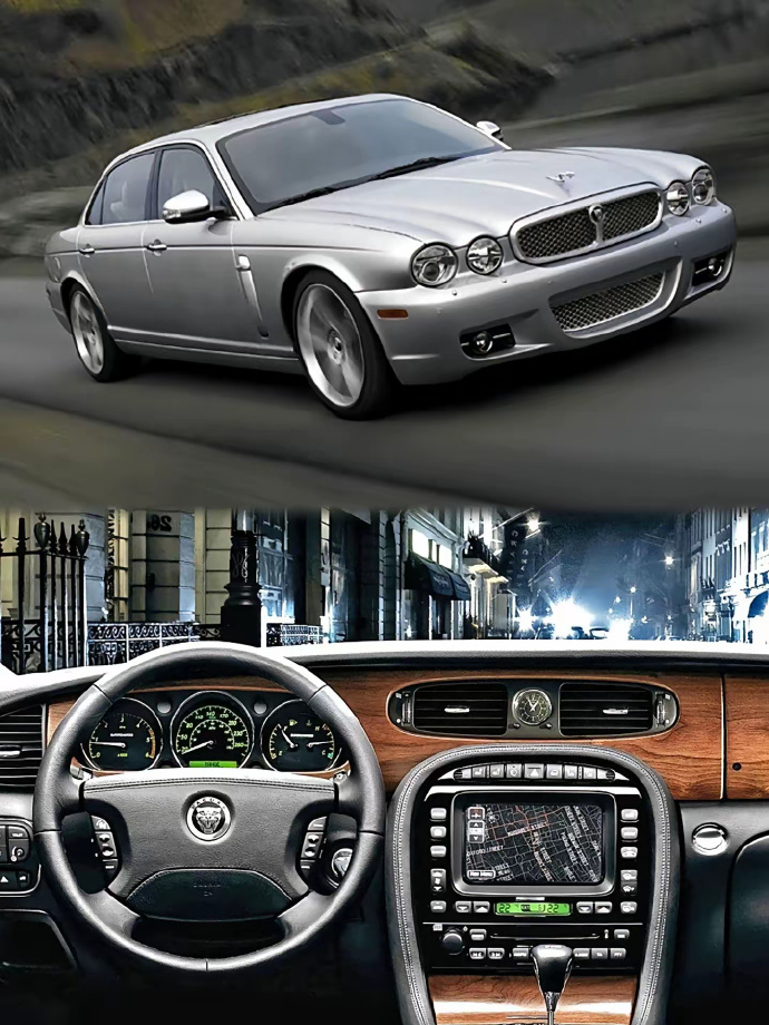捷豹XJ 4.2L V8皇家加长版！当时是多少人的梦想之车啊！ 