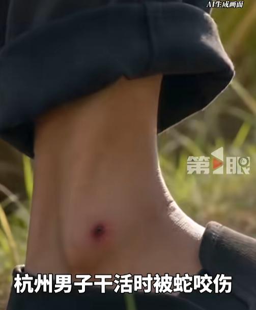 “冲动惹的祸！”8月30日环球网消息，浙江杭州，一名男子干活的时候，左小腿猛地一
