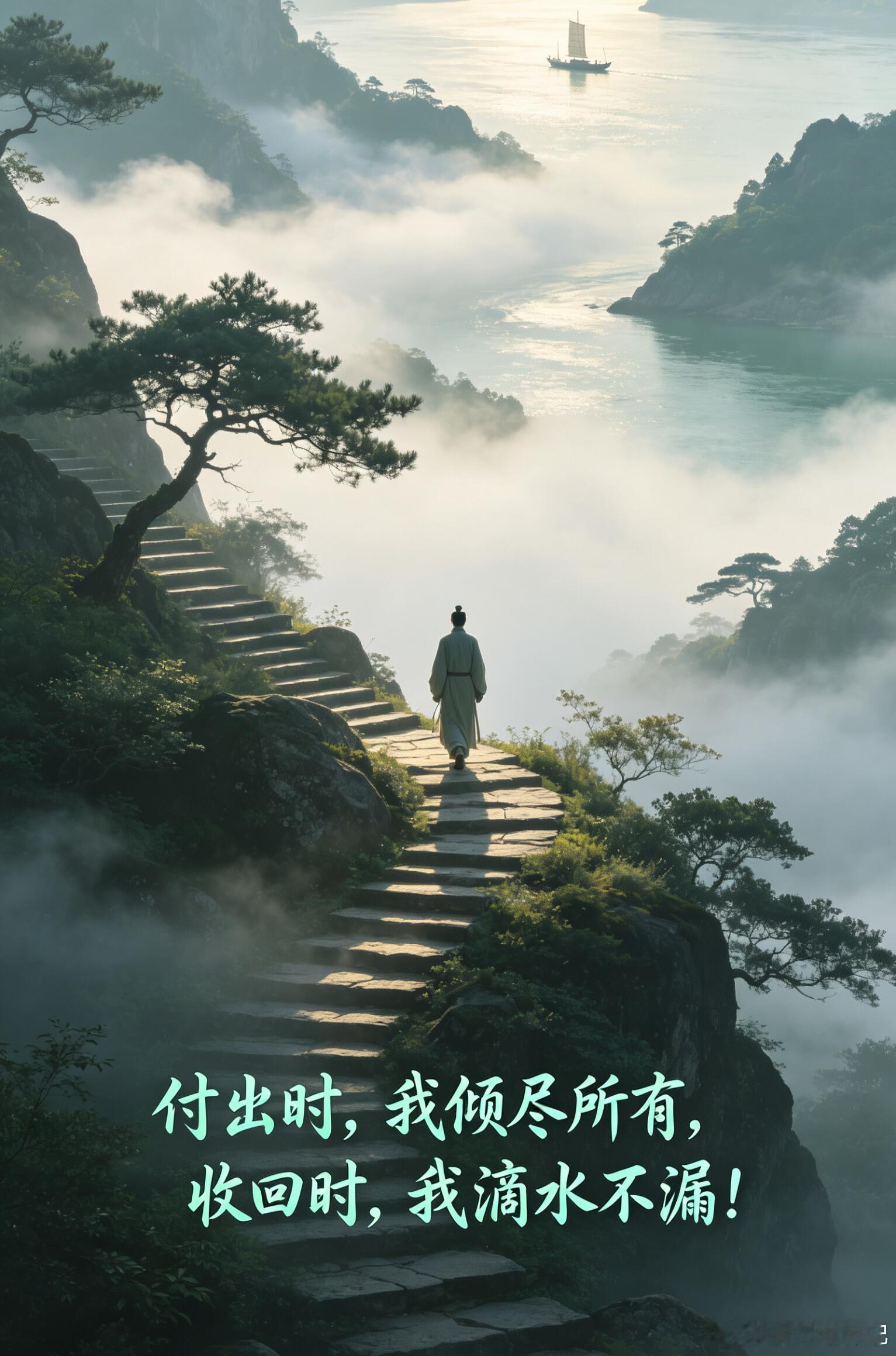 付出时，我倾尽所有，收回时，我滴水不漏！待人处事热忱之时，甘愿掏心掏肺、毫无保留