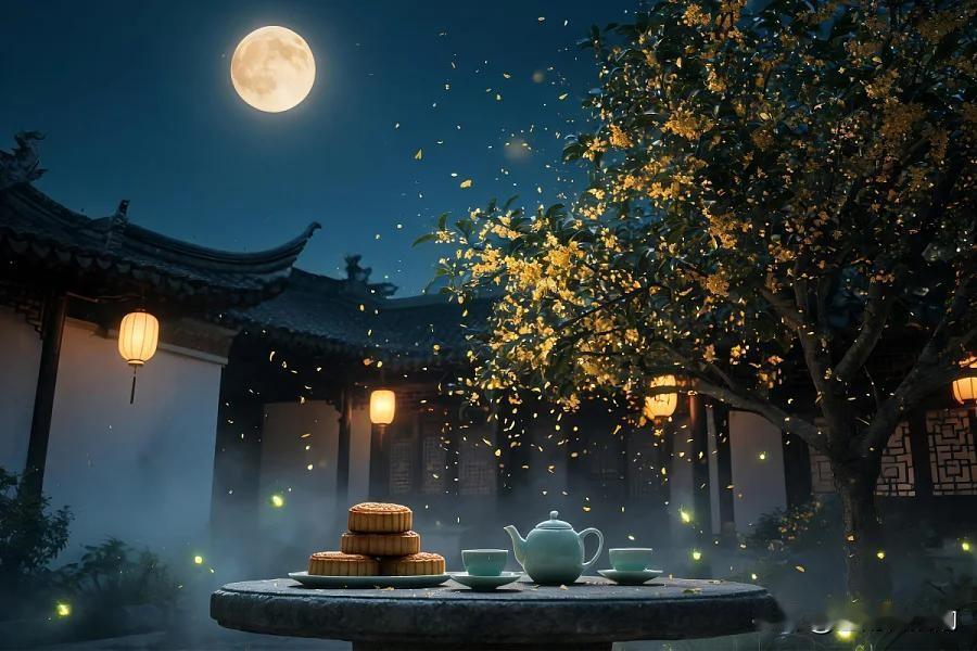不知不觉又到中秋节了，时间过得真快。
 
以前小的时候，我特别盼着中秋，就盼着吃