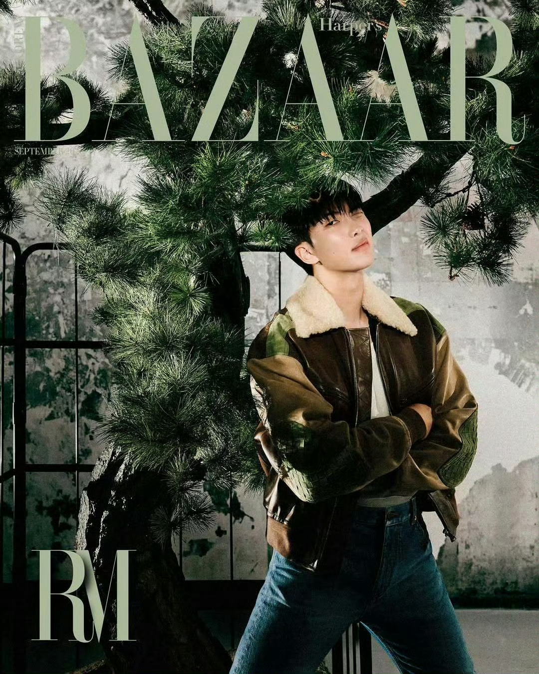 金南俊✖️Harper’s Bazaar Korea九月刊封面 封面大赏 ​​​