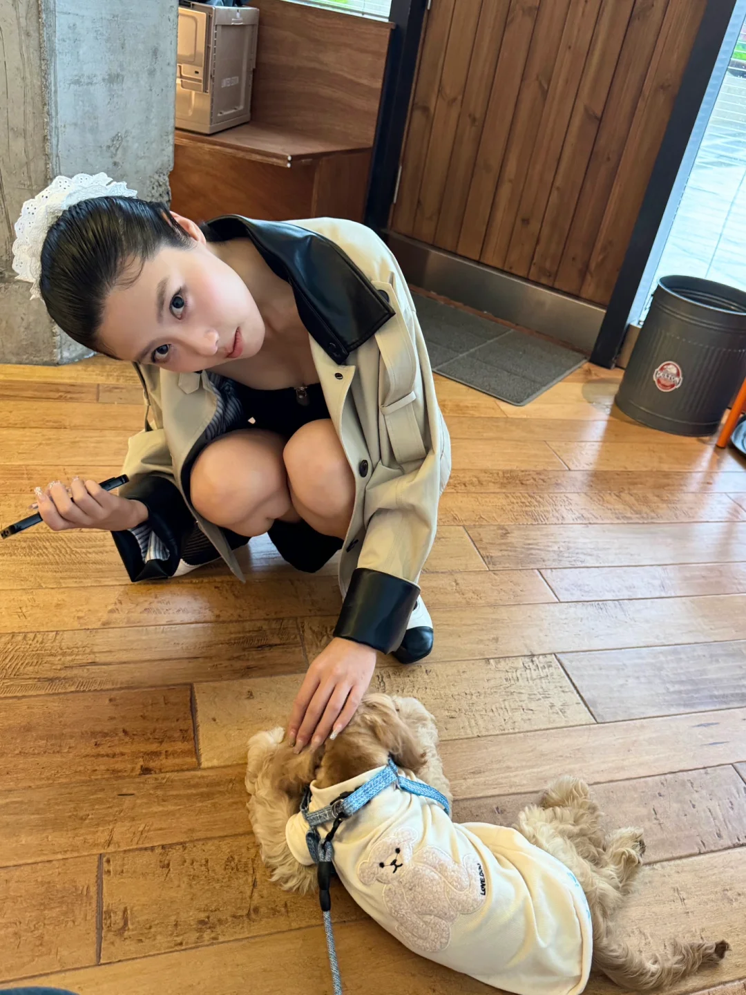 白色发圈灵感，from Bella Hadid