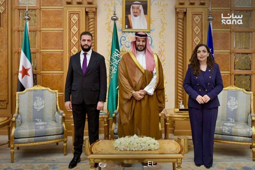 朱拉尼在沙特阿拉伯与科索沃官员会面，宣布叙利亚HTS政权正式承认科索沃独立。 ​