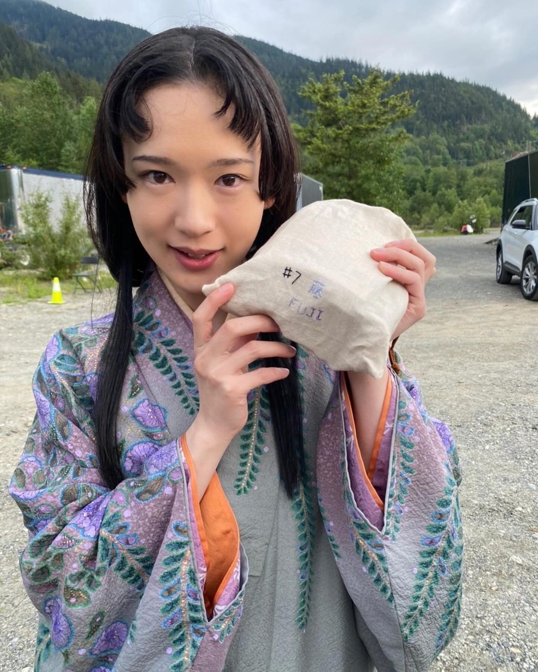 “藤夫人”#穗志萌香# 分享《#幕府将军# 》大结局拍摄幕后照[送花花][送花花