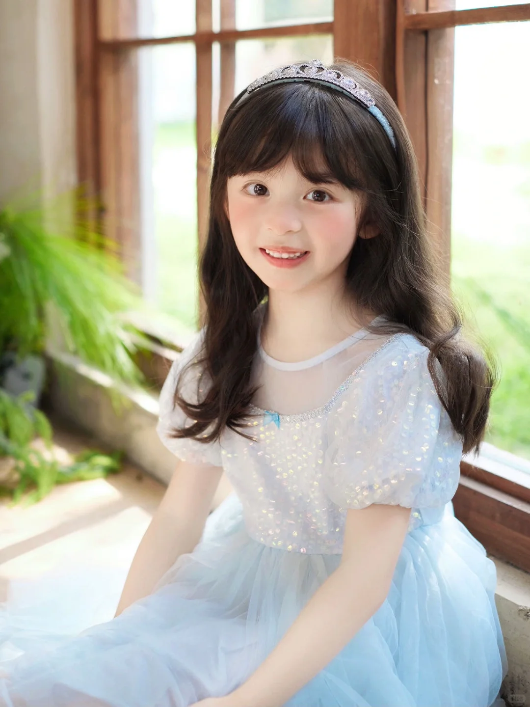她好像公主啊