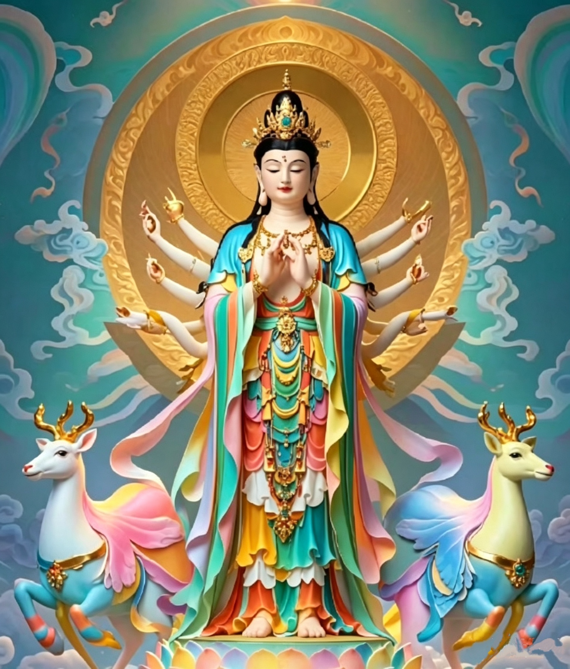 刷到菩萨，留下一句愿望，万事皆顺！