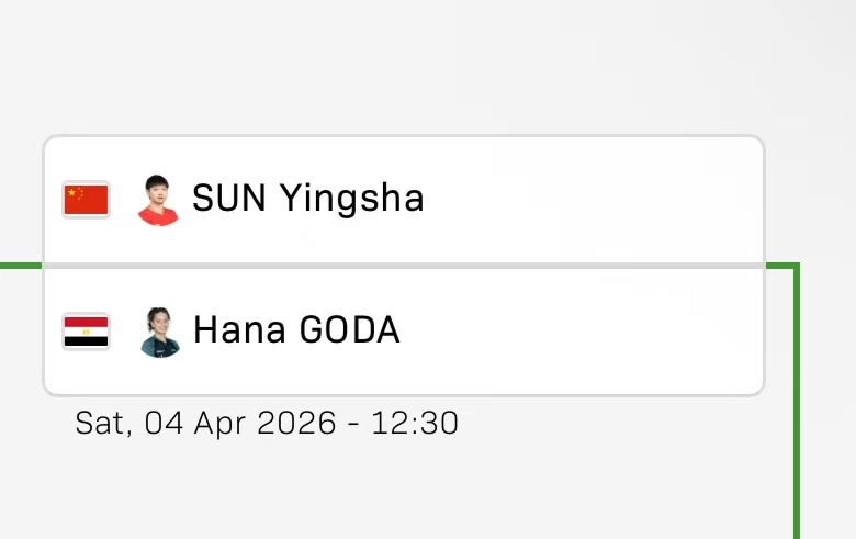 孙颖莎王楚钦2026澳门乒乓球世界杯 20260403｜澳门世界杯赛程预告4月4