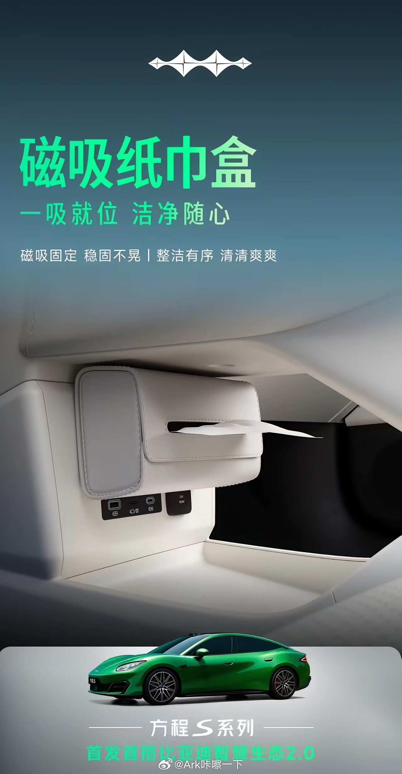 浓眉大眼的迪子也跟小米蔚来学上了哈哈，各种1/4螺纹接口就不说了，方程S系列的跑