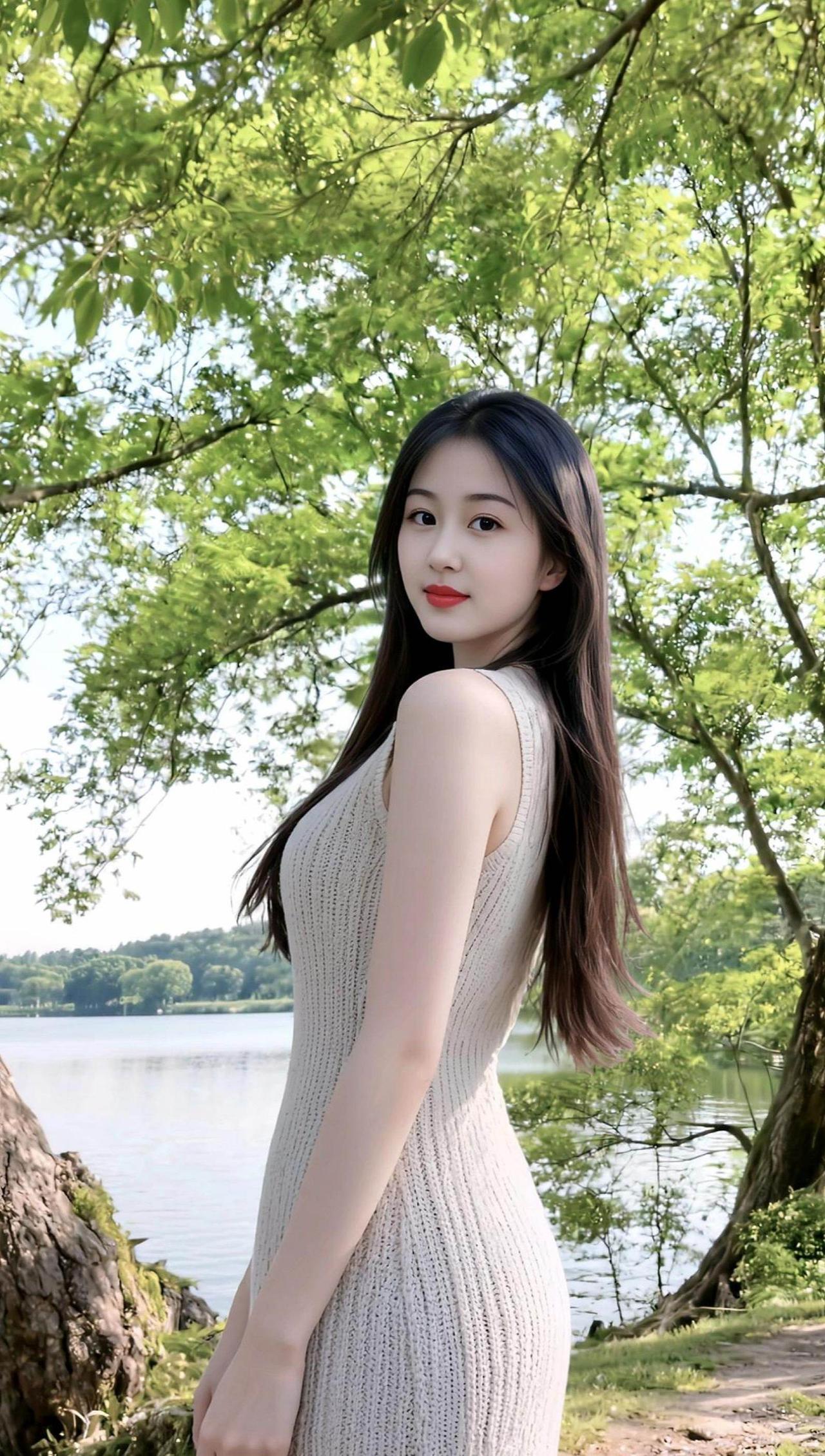 AI湖畔针织写真  随变ai随便玩