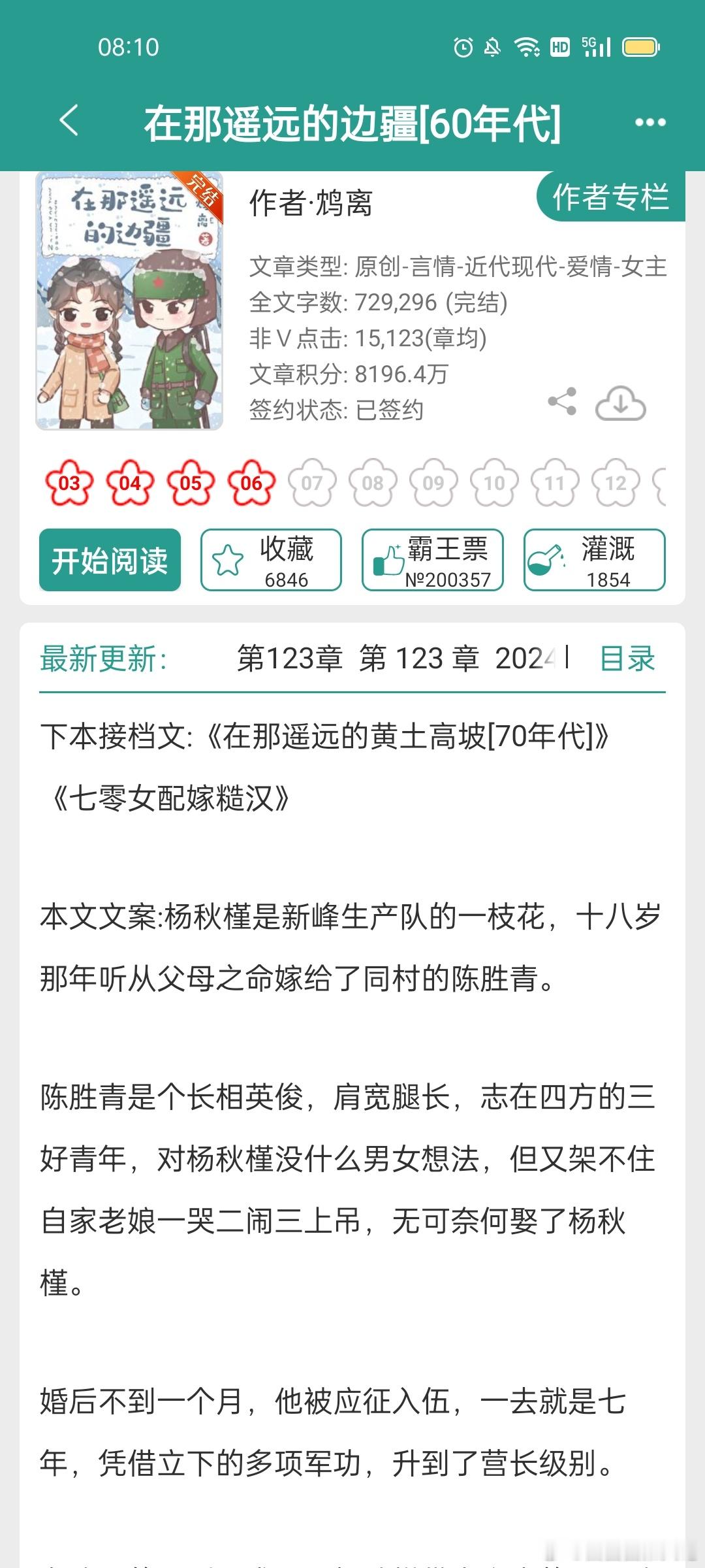 #推文[超话]##言情小说推荐# 《在那遥远的边疆》60年代文来啦 ​​​