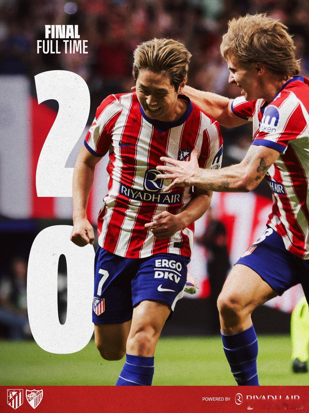2026/27赛季西甲 ⚽️2026/27赛季西甲首轮，马德里竞技主场2-0力克