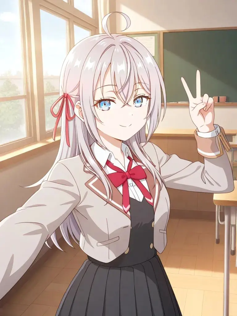 艾莉同学插画！