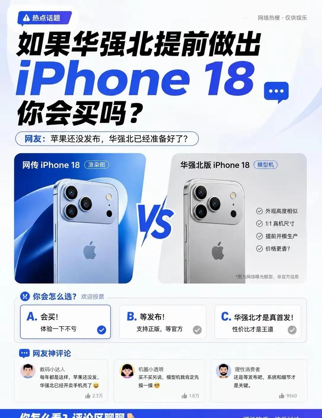 说真的，全世界仿制能力哪家强，除了浙江义乌外，就数深圳华强北了。
那种仿制能力，