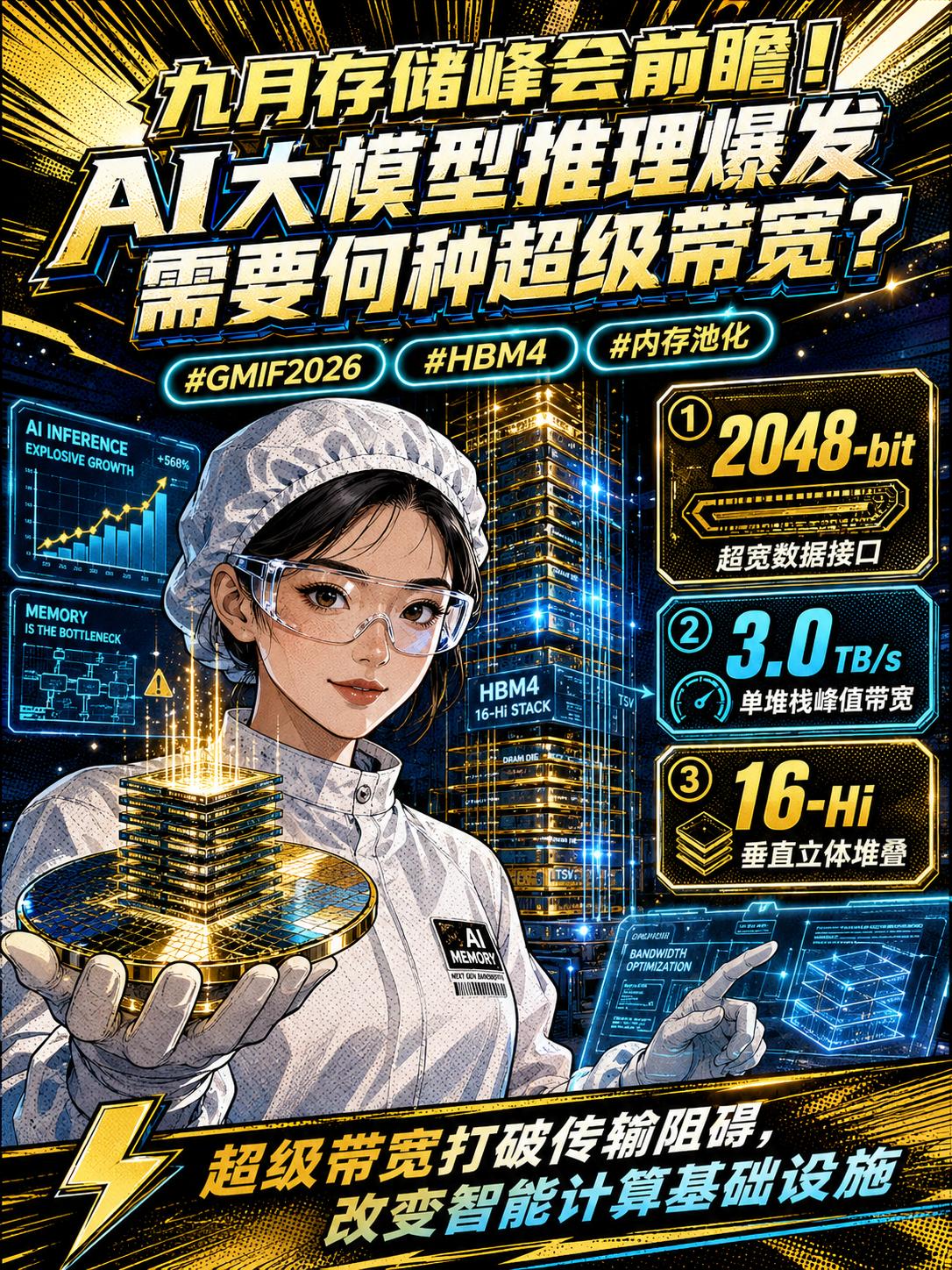 九月存储峰会前瞻！AI大模型推理爆发到底需要怎样的超级带宽？

随着第五届全球存