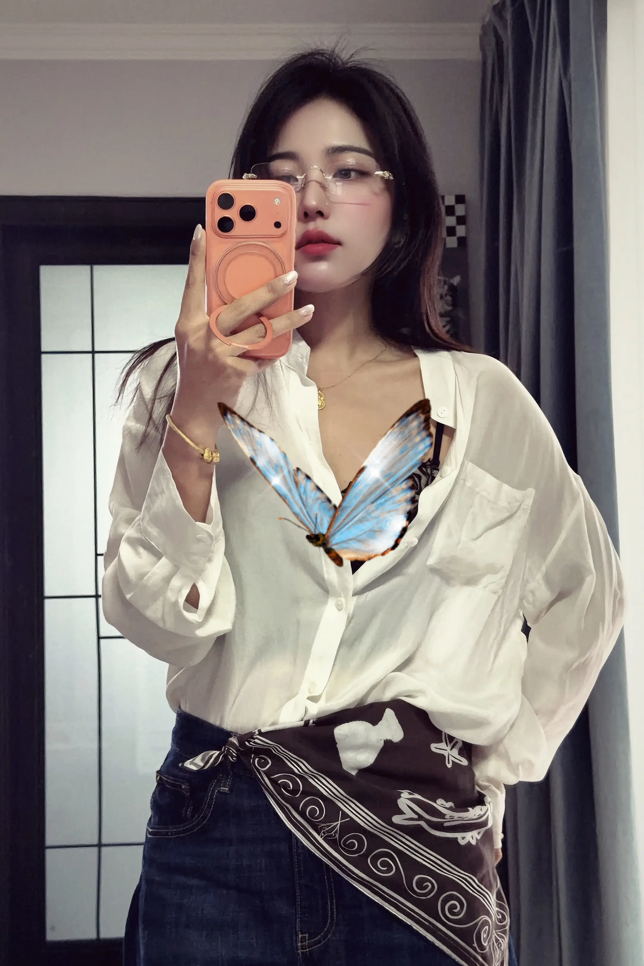 我都已经近视了，你还要我有什么远见，我看不见。
