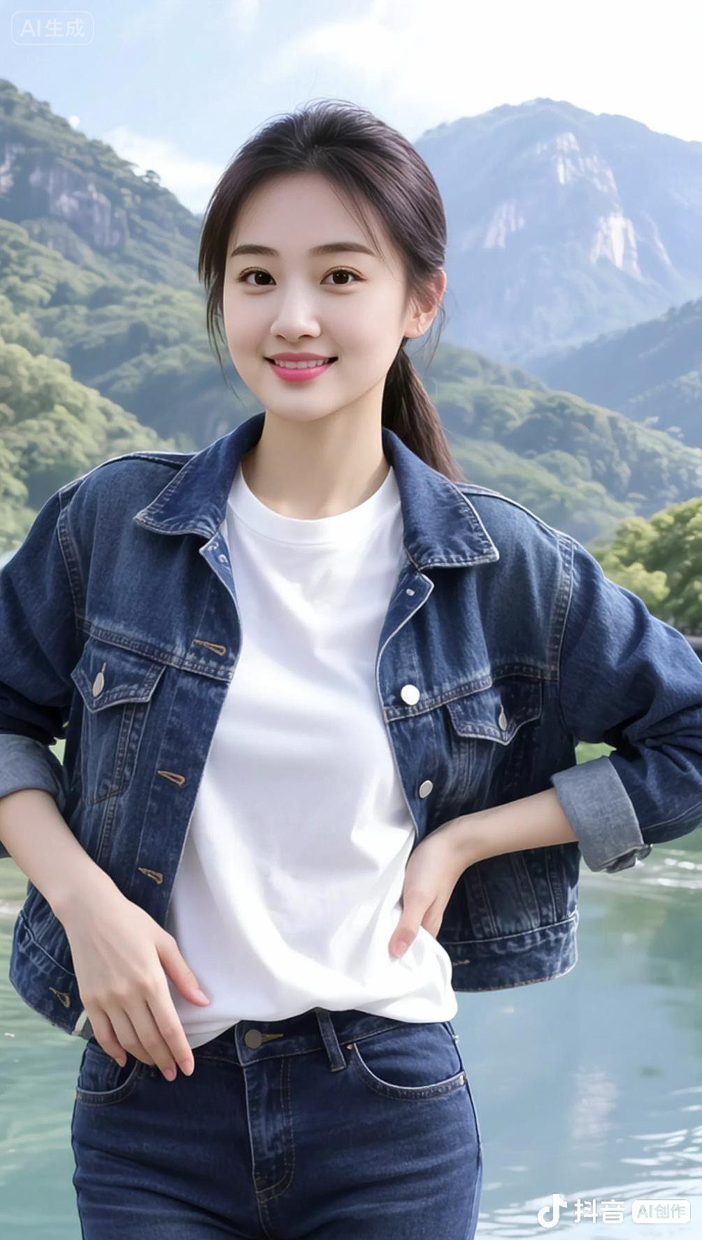 热歌热门分享 背景有山有水 山里姑娘