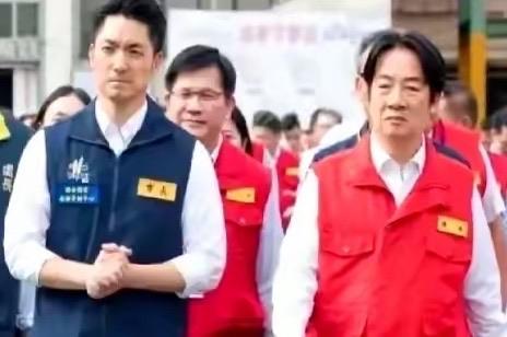 赖清德与蒋万安今天同台现身，赖清德直接点名蒋万安要他“检讨”。

台下人还没反应