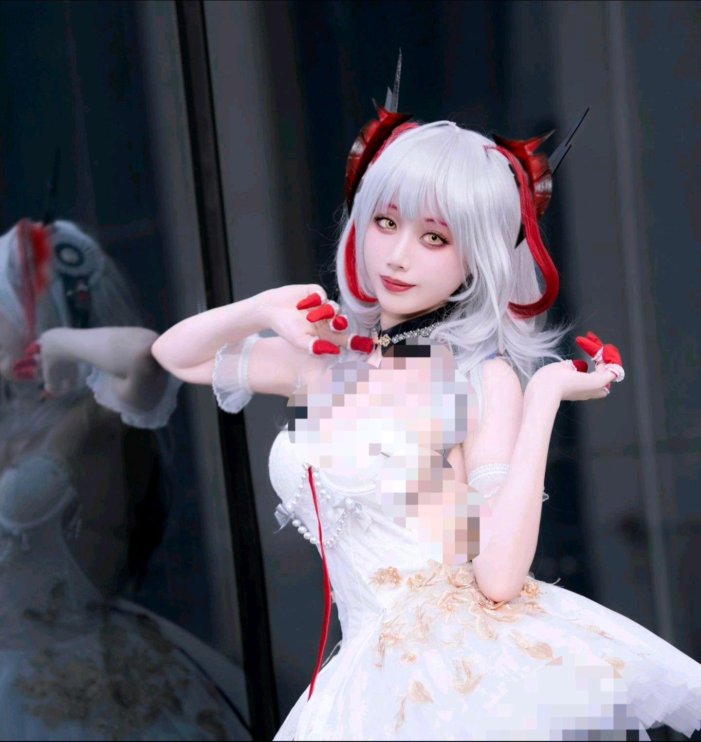 一种很新的cosplay 白丝yyds  明日方舟cos 绝美cos正...