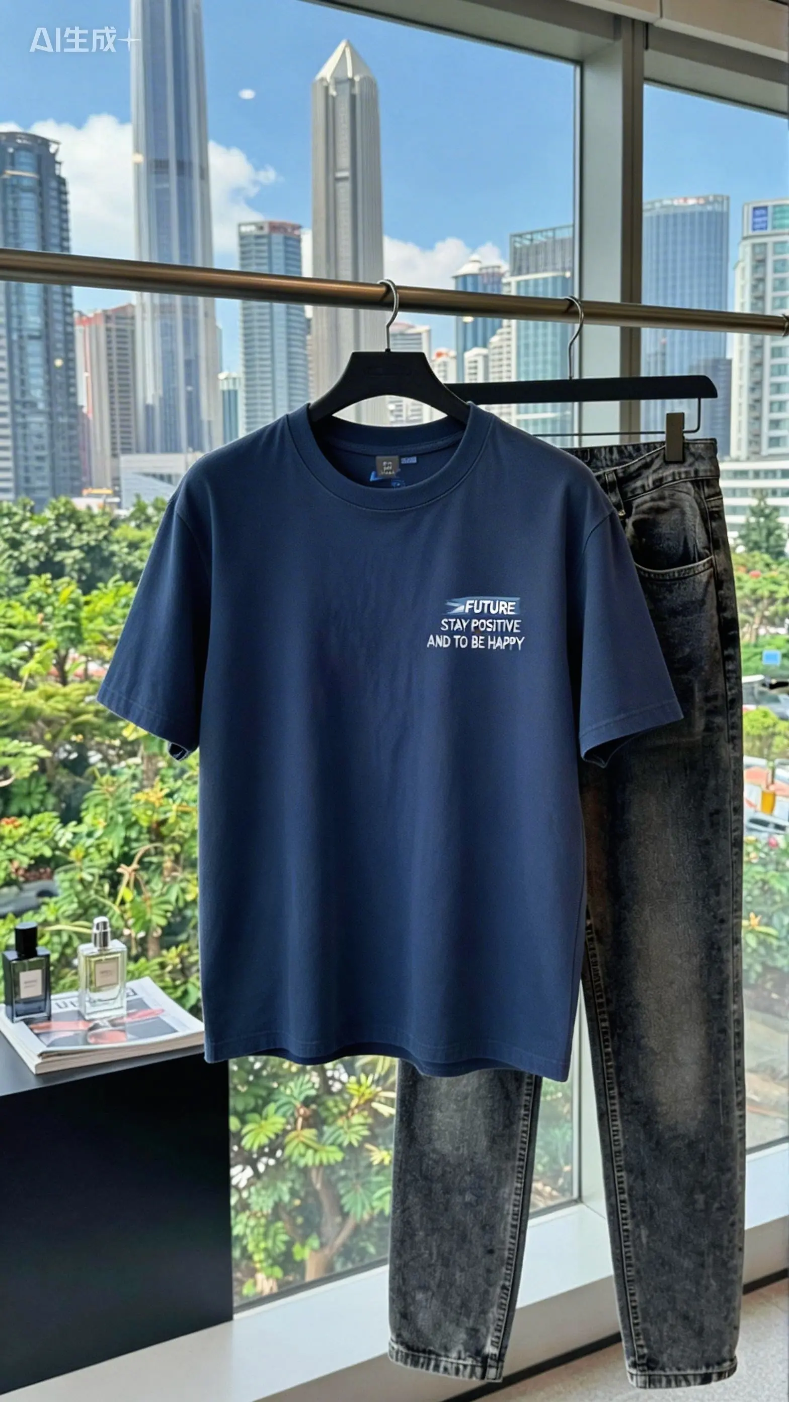 回力男士宽松休闲半袖T恤