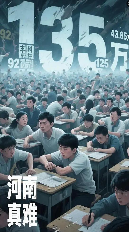 又到了说河南真难的日子了。据统计，2026年全国参加高考人数是1290万人。其中