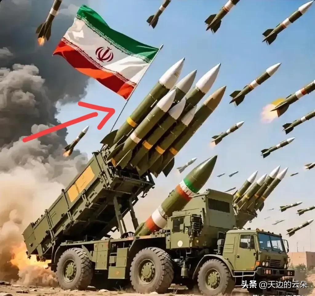 波斯人这回是真把锅砸了个稀碎。

集束弹头直奔特拉维夫，街区高楼瞬间被削成废墟。