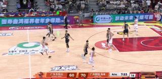 陈国豪牛逼，3个三分球了！广东男篮vs龙狮男篮 东莞·东莞银行篮球中心