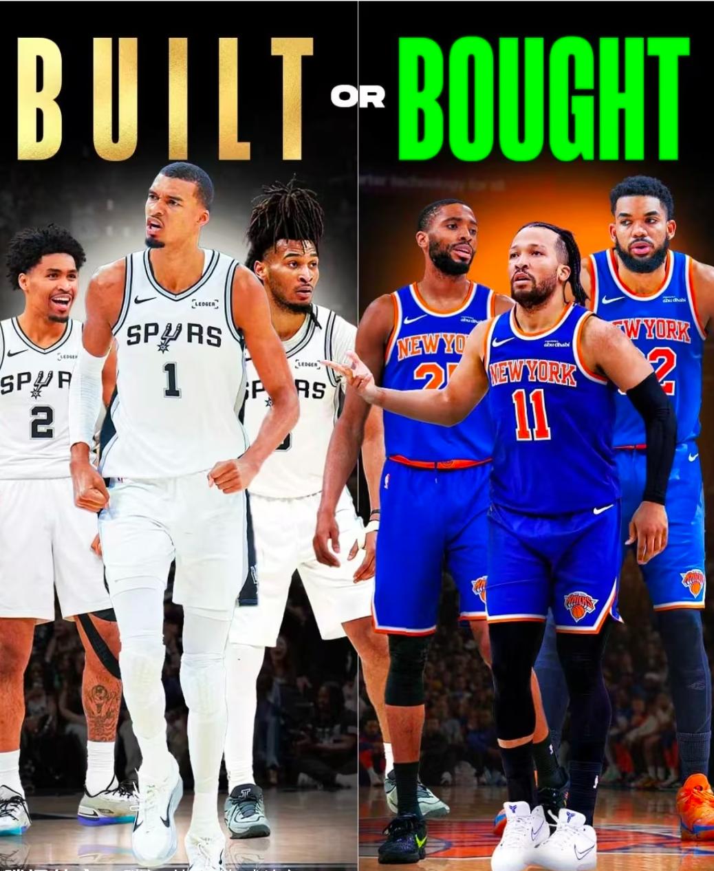 NBA总决赛的舞台上，一场关于建队哲学的终极对决正在上演。一边是马刺队用状元签选