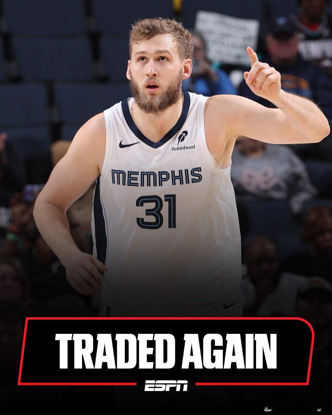 Shams：老鹰以现金补偿的方式，从爵士换来兰代尔，这是朗佐·鲍尔去爵士三方交易