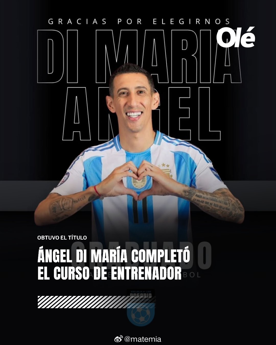 迪马利亚获得教练资格证书 迪马利亚获得足球教练资格证书👏📚⚽️ 迪马利亚在经