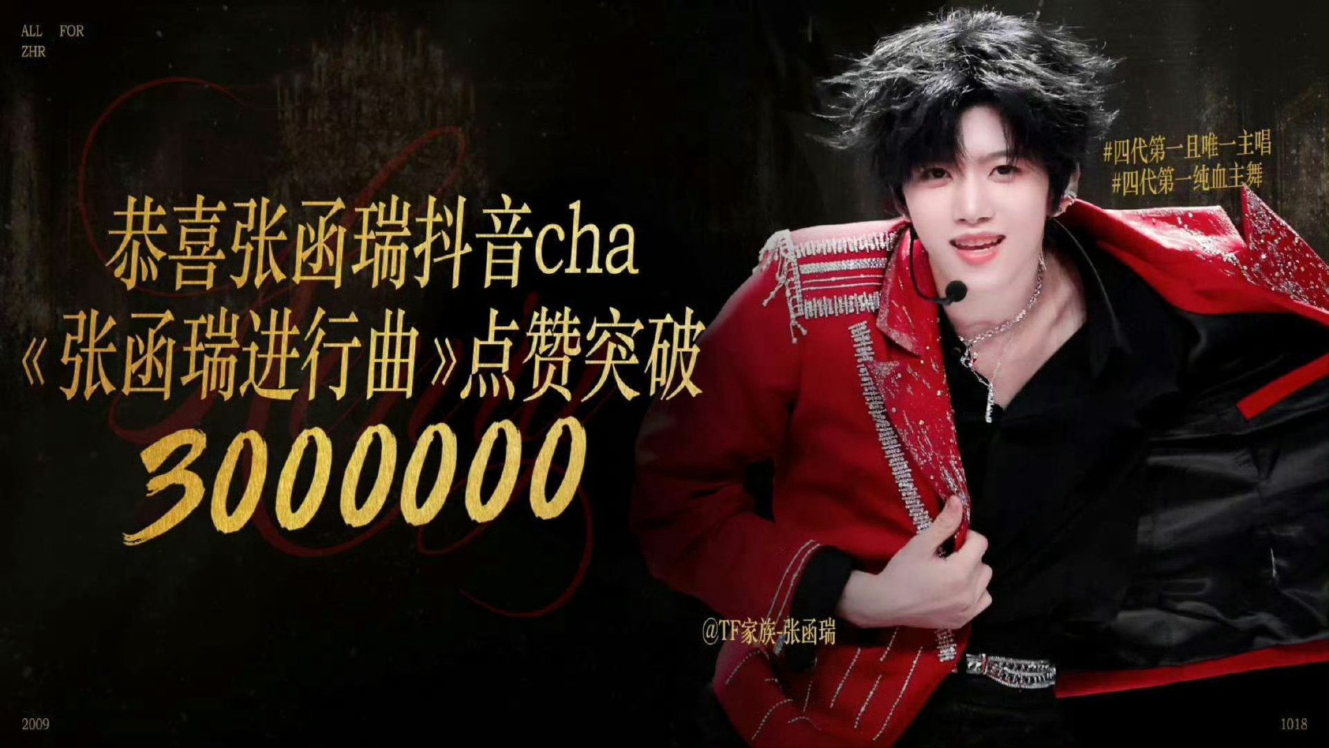 张函瑞进行曲点赞破300万张函瑞进行曲点赞破300万