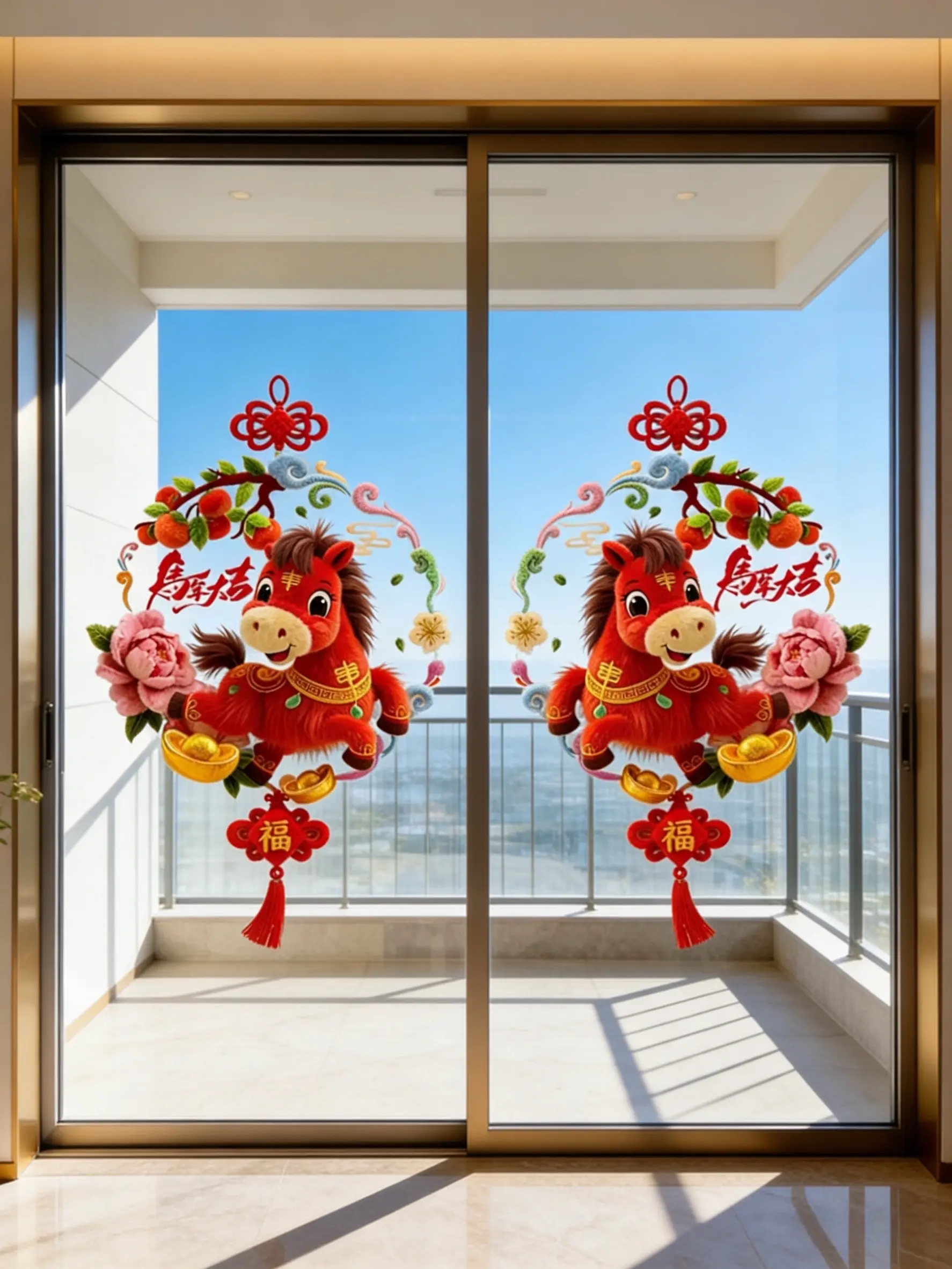 窗花 窗花贴 新年氛围感