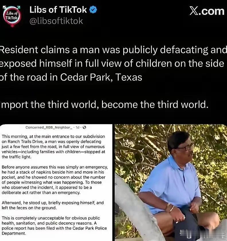 光天化日之下，一个印度人在美国大街上公然脱裤排便，这一幕让美国人都看呆了。
7月