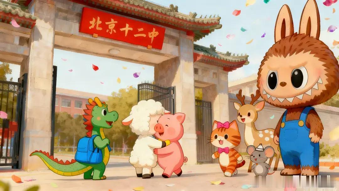 tg 其他六个人来接杨博文放学 ​​​