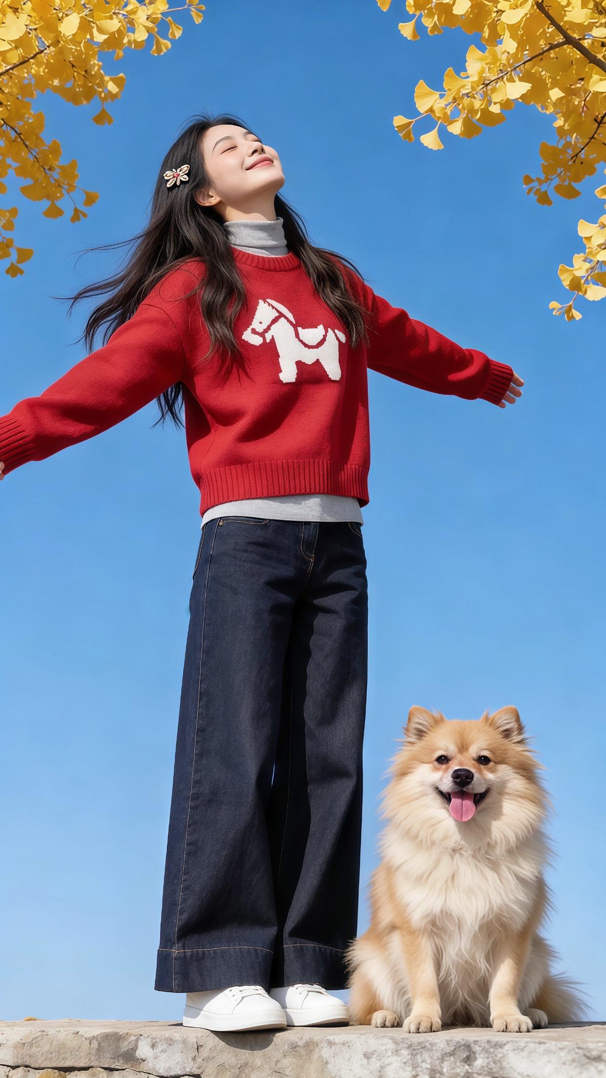 漂亮内搭让我赢在了穿搭起跑线 胖妹妹的冬季有效穿搭 新年好运红我先穿上...