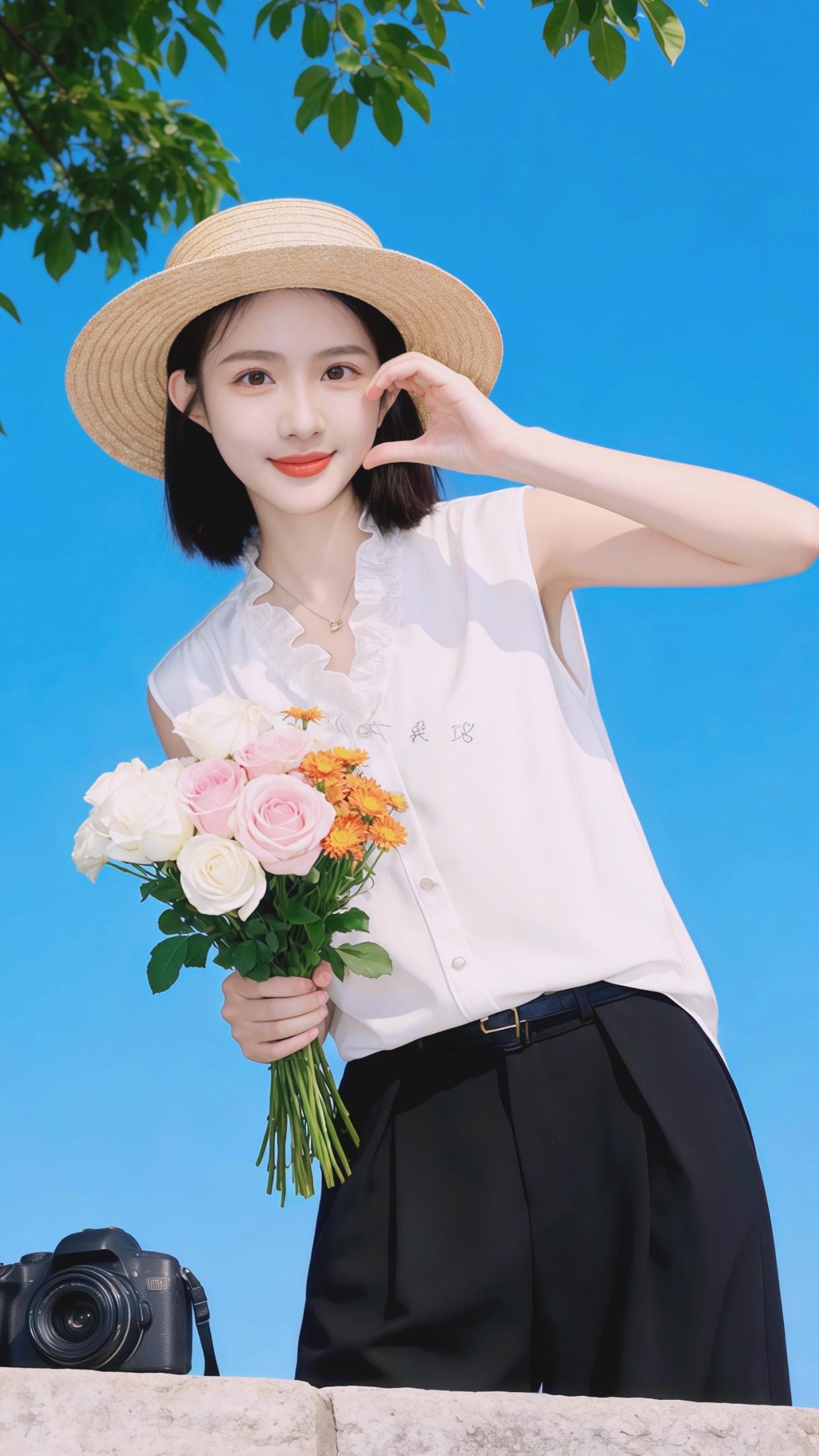 每日搭配分享👗时尚穿搭 气质穿搭 简单穿搭穿出自信穿出美丽 穿美裙赴夏日之约 