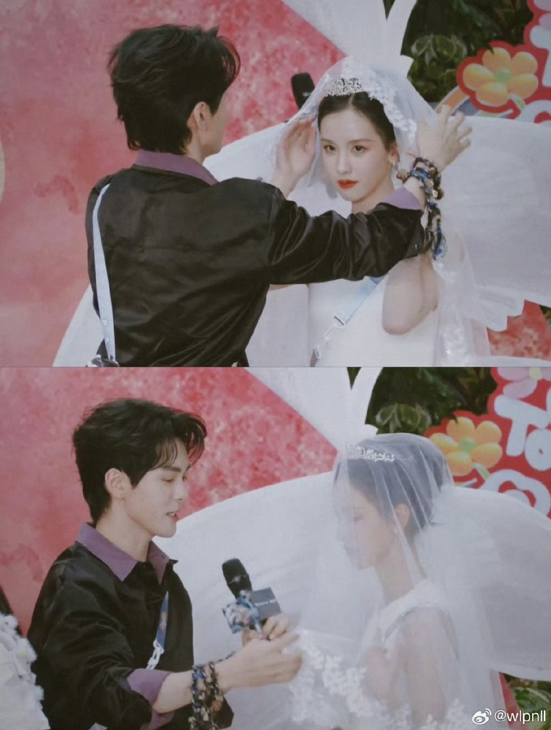 曾舜晞陈都灵戴头纱剧宣曾舜晞陈都灵完全是婚礼现场头纱一戴，氛围感封神，两人同框就