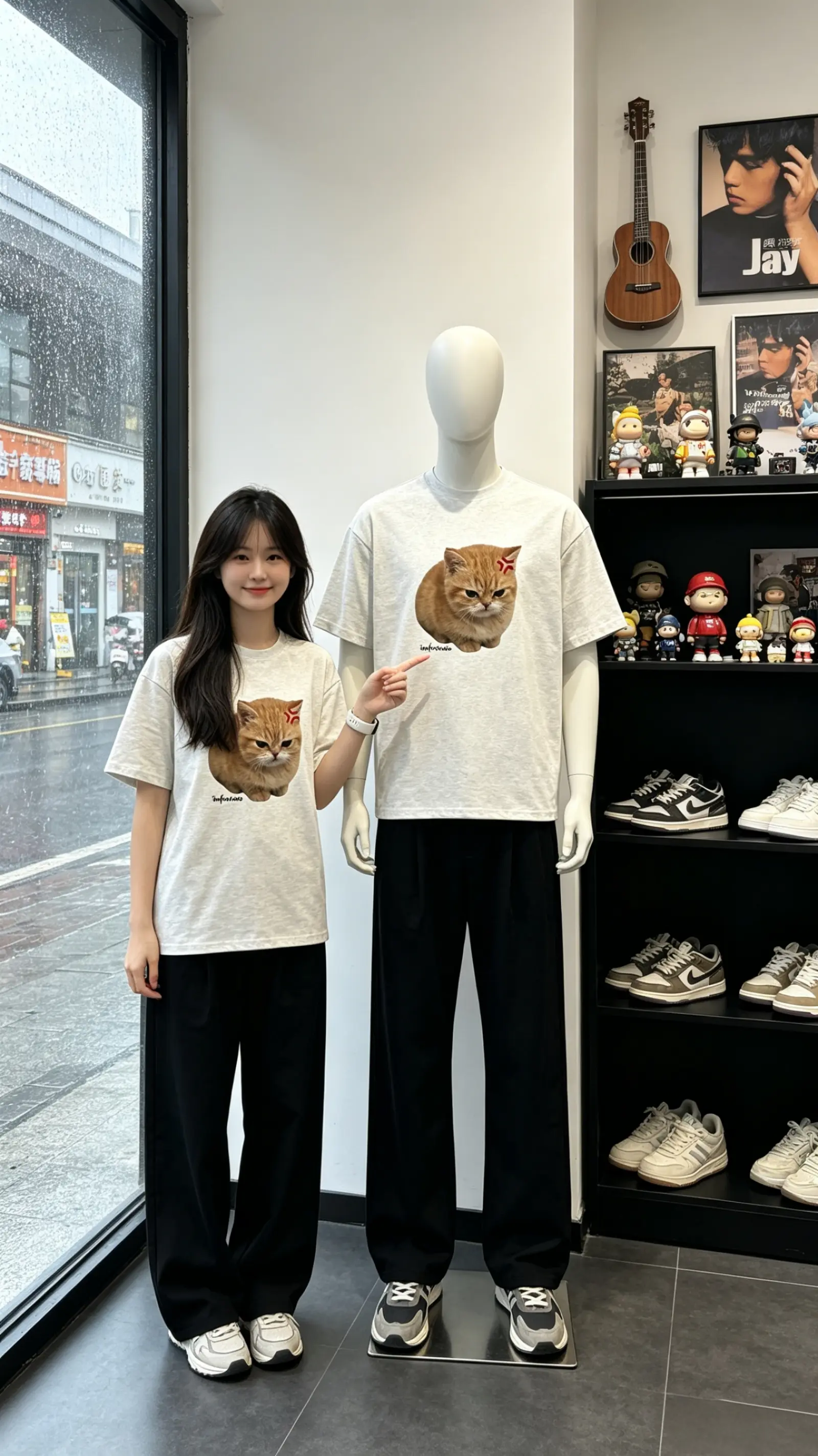 猫咪 索罗娜T恤 凉感t恤 短袖t恤 MFNR