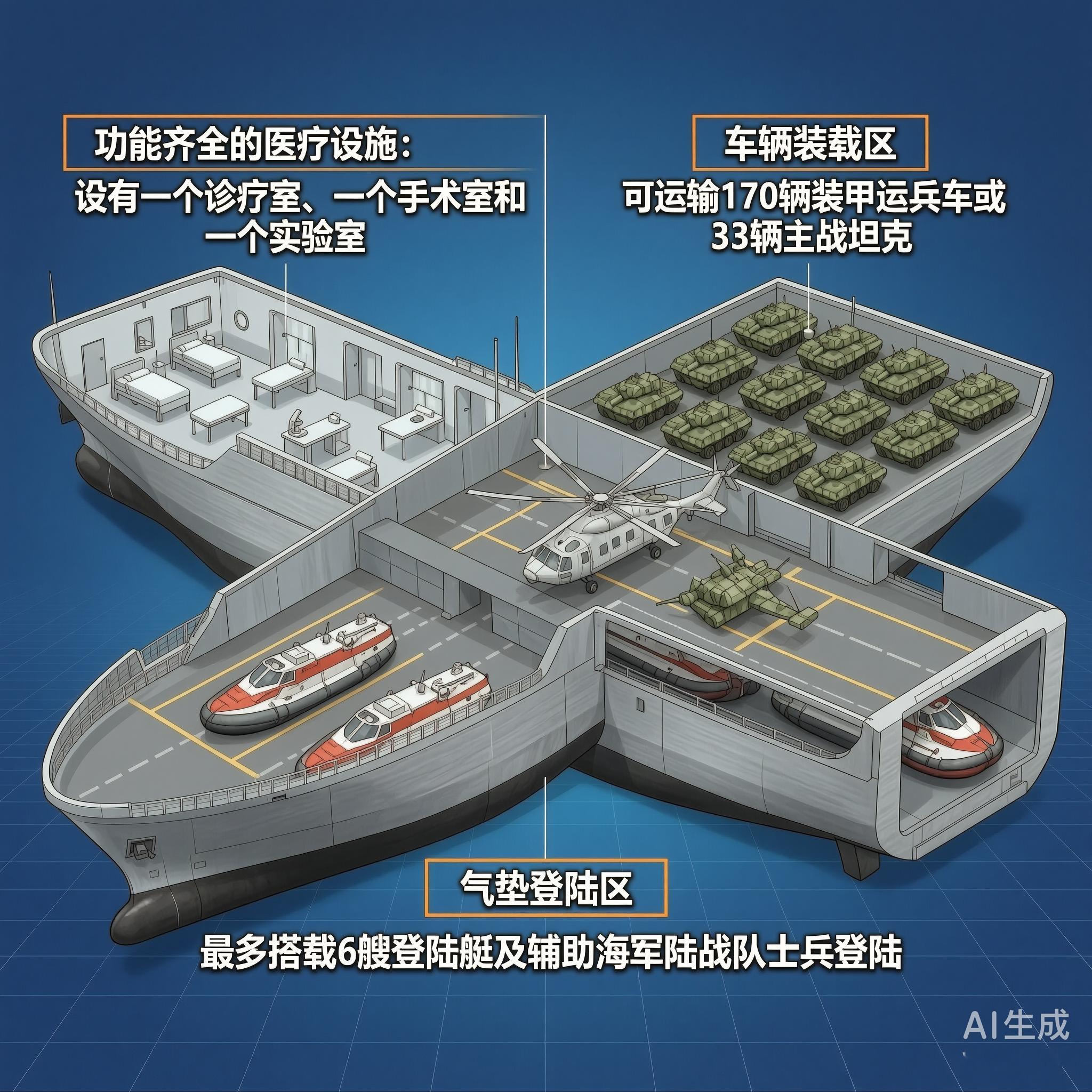 军事ai新视野 荷兰/西班牙“鹿特丹”级船坞登陆舰“鹿特丹”（Rotterdam