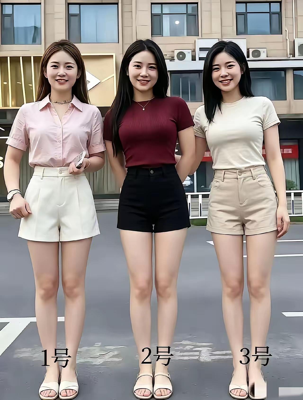 三位漂亮又有气质的美女，你能一眼看出来，哪一位是你心甘情愿想要娶的吗？