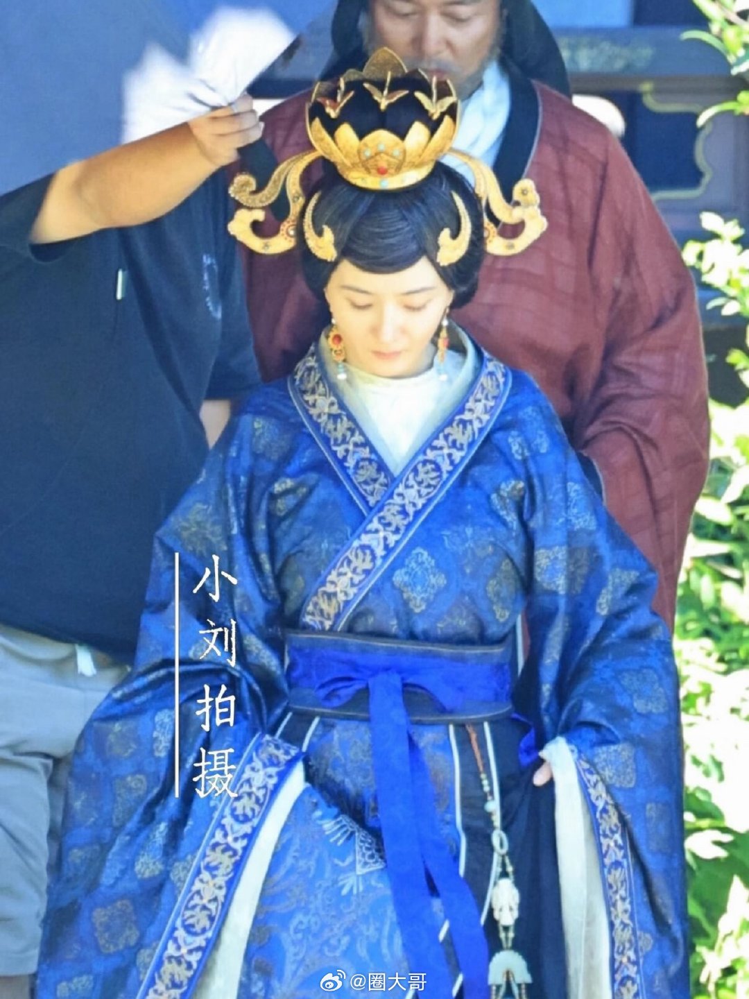 杨幂冯太后老年装扮杨幂冯太后老年妆造型 呀呀呀呀呀。就是说杨幂在电视剧《江山大同