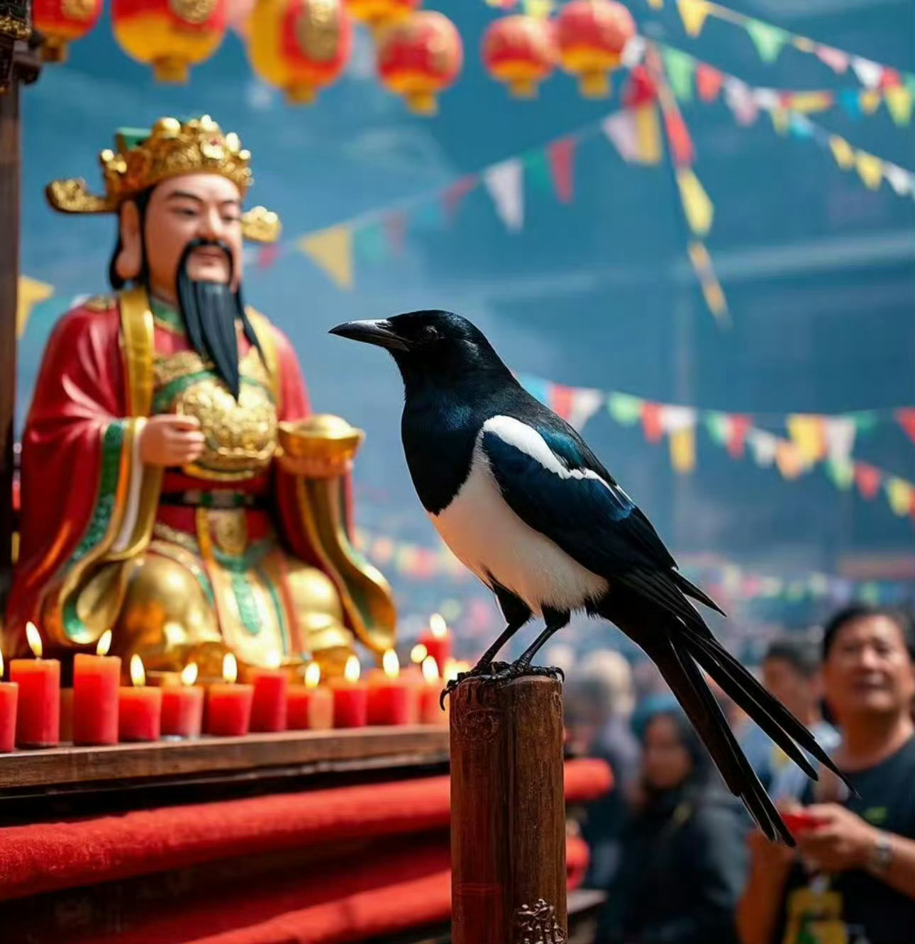 点赞这只喜鹊，三月份下旬你将财源滚滚！好运连连！ 